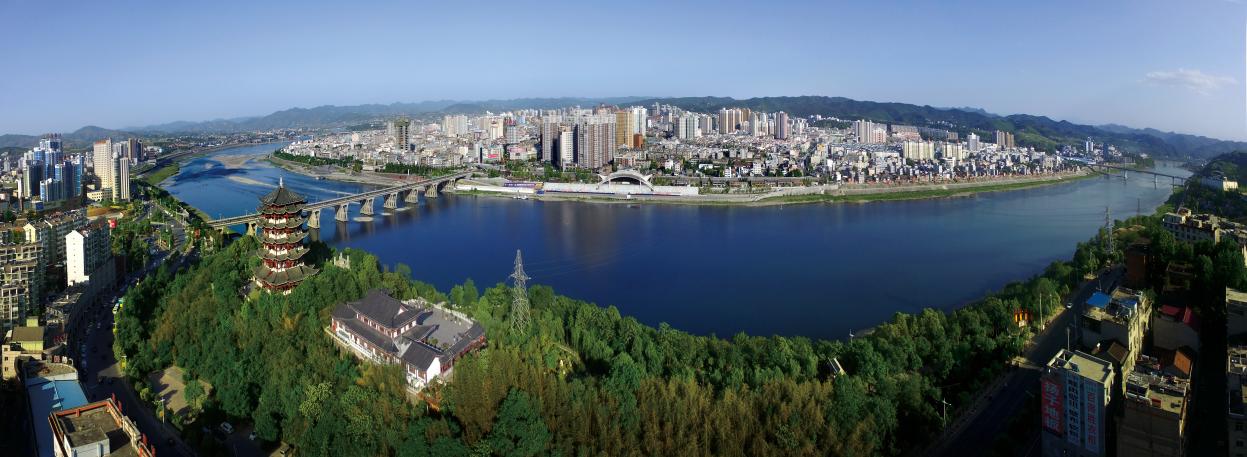 安康城区全景 安康城区全景